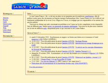 Tablet Screenshot of linux-france.org
